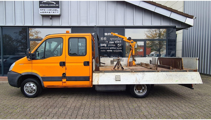Iveco Daily 50C15 Doka Flatbed + Crane Hummel GSK 500 - משאית צד נופל/ שטוחה, משאית מנוף: תמונה 3 Iveco Daily 50C15 Doka Flatbed + Crane Hummel GSK 500 - משאית צד נופל/ שטוחה, משאית מנוף: תמונה 3