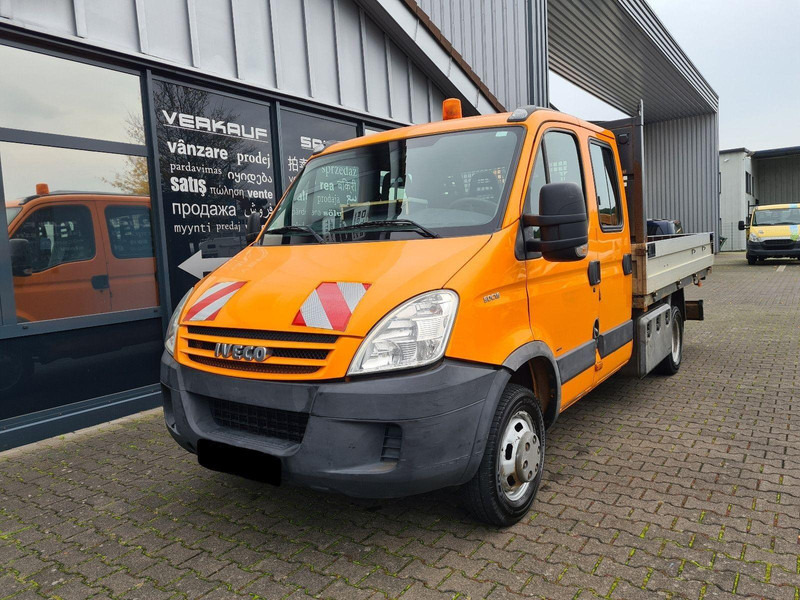 Iveco Daily 50C15 Doka Flatbed + Crane Hummel GSK 500 - משאית צד נופל/ שטוחה, משאית מנוף: תמונה 1 Iveco Daily 50C15 Doka Flatbed + Crane Hummel GSK 500 - משאית צד נופל/ שטוחה, משאית מנוף: תמונה 1