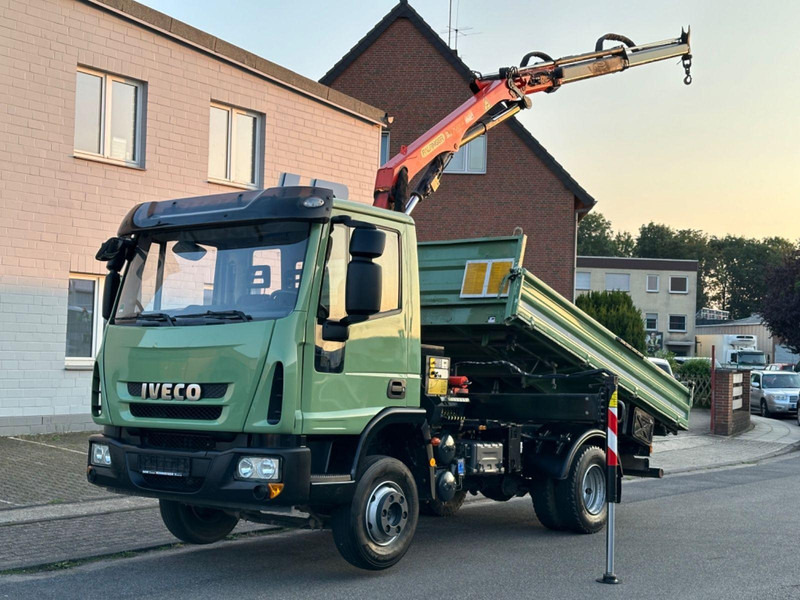 Iveco ML 80E18K M Tipper + Crane Palfinger PK7001-K - מזהיר, משאית מנוף: תמונה 1 Iveco ML 80E18K M Tipper + Crane Palfinger PK7001-K - מזהיר, משאית מנוף: תמונה 1