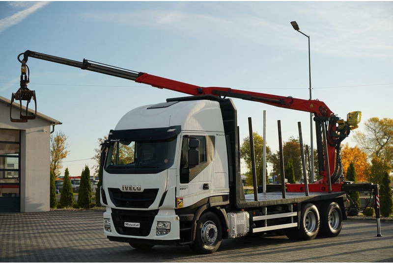 Iveco STRALIS 560 / 6X4 / DO DREWNA / DO DRZEWA / DO LASU / HDS PALFIN - משאית עץ, משאית מנוף: תמונה 2 Iveco STRALIS 560 / 6X4 / DO DREWNA / DO DRZEWA / DO LASU / HDS PALFIN - משאית עץ, משאית מנוף: תמונה 2