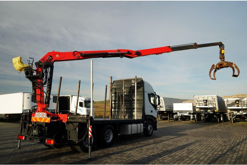 Iveco STRALIS 560 / 6X4 / DO DREWNA / DO DRZEWA / DO LASU / HDS PALFIN - משאית עץ, משאית מנוף: תמונה 5 Iveco STRALIS 560 / 6X4 / DO DREWNA / DO DRZEWA / DO LASU / HDS PALFIN - משאית עץ, משאית מנוף: תמונה 5