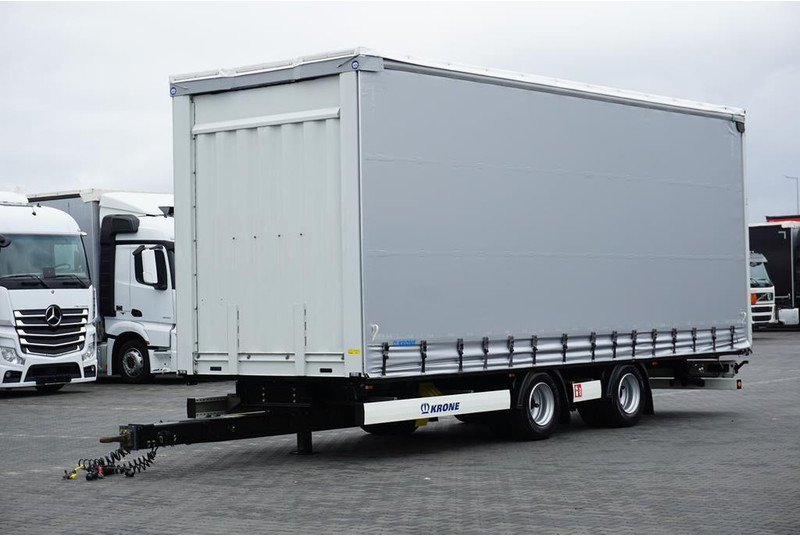 Krone / TANDEM / FIRANKA / 19 PALET / DŁ. 7,75 M - קרון נגרר עם וילונות צד: תמונה 2 Krone / TANDEM / FIRANKA / 19 PALET / DŁ. 7,75 M - קרון נגרר עם וילונות צד: תמונה 2