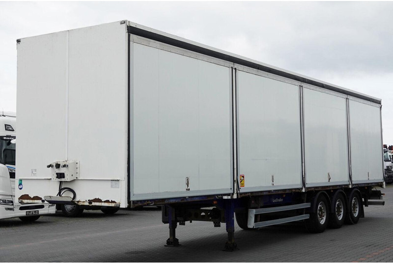 Lecitrailer KONTENER / KOFFER / OTWIERANE BOKI / MOCNA PODŁOGA SZYNA DESKA - סמיטריילר בתיבה סגורה: תמונה 3 Lecitrailer KONTENER / KOFFER / OTWIERANE BOKI / MOCNA PODŁOGA SZYNA DESKA - סמיטריילר בתיבה סגורה: תמונה 3