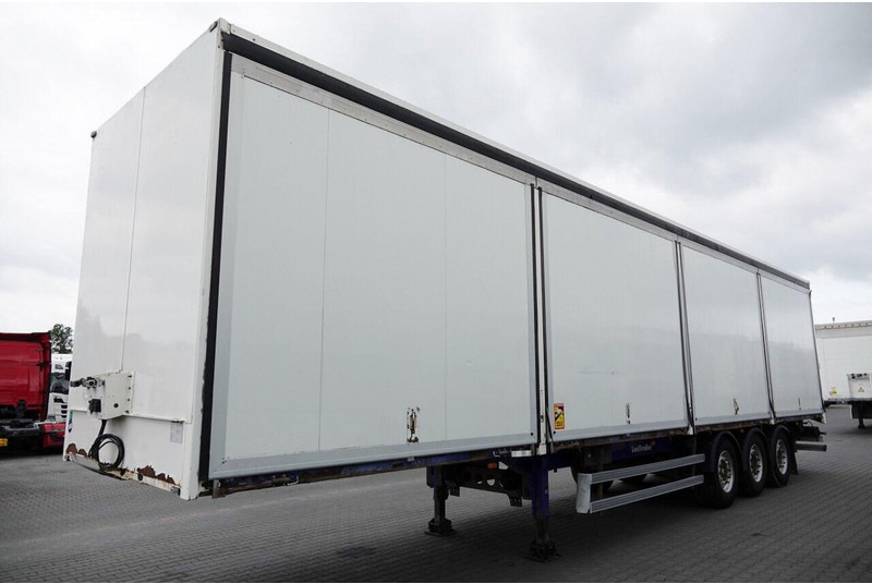 Lecitrailer KONTENER / KOFFER / OTWIERANE BOKI / MOCNA PODŁOGA SZYNA DESKA - סמיטריילר בתיבה סגורה: תמונה 4 Lecitrailer KONTENER / KOFFER / OTWIERANE BOKI / MOCNA PODŁOGA SZYNA DESKA - סמיטריילר בתיבה סגורה: תמונה 4