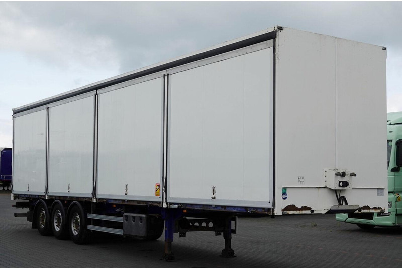 Lecitrailer KONTENER / KOFFER / OTWIERANE BOKI / MOCNA PODŁOGA SZYNA DESKA - סמיטריילר בתיבה סגורה: תמונה 1 Lecitrailer KONTENER / KOFFER / OTWIERANE BOKI / MOCNA PODŁOGA SZYNA DESKA - סמיטריילר בתיבה סגורה: תמונה 1