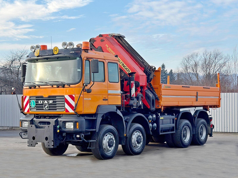 MAN 35.414 * PALFINGER PK 36002 +FUNK / 8x6 - משאית צד נופל/ שטוחה, משאית מנוף: תמונה 4 MAN 35.414 * PALFINGER PK 36002 +FUNK / 8x6 - משאית צד נופל/ שטוחה, משאית מנוף: תמונה 4