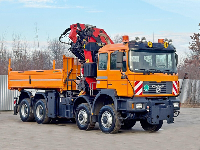 MAN 35.414 * PALFINGER PK 36002 +FUNK / 8x6 - משאית צד נופל/ שטוחה, משאית מנוף: תמונה 3 MAN 35.414 * PALFINGER PK 36002 +FUNK / 8x6 - משאית צד נופל/ שטוחה, משאית מנוף: תמונה 3