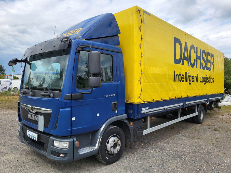 MAN GTL 12.220 BL Pritsche 8,10m + LBW - 1.Hand - משאית וילונות צד: תמונה 2 MAN GTL 12.220 BL Pritsche 8,10m + LBW - 1.Hand - משאית וילונות צד: תמונה 2