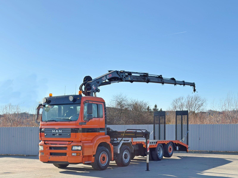 MAN MAN TGA 35.480 / HIAB 244 EP - 5 HIPRO - משאית צד נופל/ שטוחה, משאית מנוף: תמונה 2 MAN MAN TGA 35.480 / HIAB 244 EP - 5 HIPRO - משאית צד נופל/ שטוחה, משאית מנוף: תמונה 2