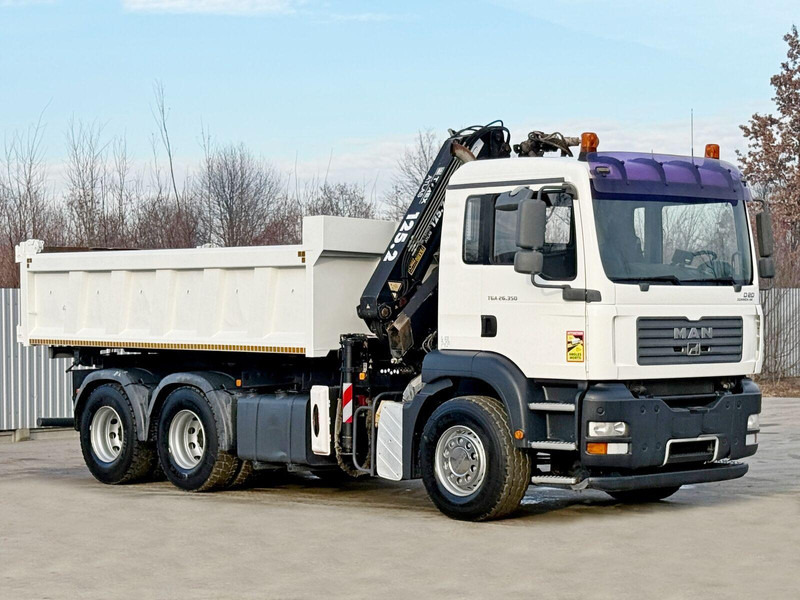 MAN TGA 26.350 * KIPPER 4,90m + TEREX ATLAS * 6x4 * - משאית צד נופל/ שטוחה, משאית מנוף: תמונה 3 MAN TGA 26.350 * KIPPER 4,90m + TEREX ATLAS * 6x4 * - משאית צד נופל/ שטוחה, משאית מנוף: תמונה 3