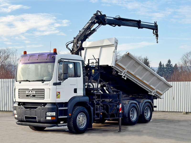 MAN TGA 26.350 * KIPPER 4,90m + TEREX ATLAS * 6x4 * - משאית צד נופל/ שטוחה, משאית מנוף: תמונה 5 MAN TGA 26.350 * KIPPER 4,90m + TEREX ATLAS * 6x4 * - משאית צד נופל/ שטוחה, משאית מנוף: תמונה 5