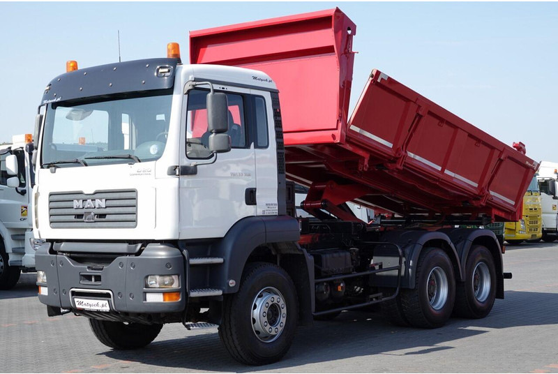 MAN TGA 33.390 / 6X4 / WYWROTKA 2 STRONNA / HYDROBURTA / MANUAL / SP - מזהיר: תמונה 1 MAN TGA 33.390 / 6X4 / WYWROTKA 2 STRONNA / HYDROBURTA / MANUAL / SP - מזהיר: תמונה 1