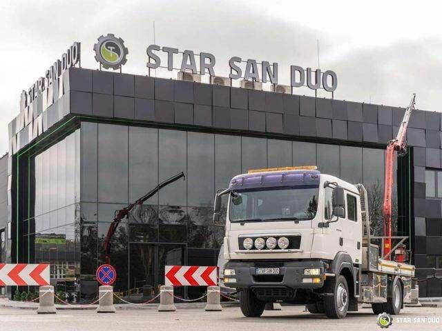 MAN TGM 13.290 4x4 BI FASSI F40B22 Crane Camper - משאית צד נופל/ שטוחה, משאית מנוף: תמונה 3 MAN TGM 13.290 4x4 BI FASSI F40B22 Crane Camper - משאית צד נופל/ שטוחה, משאית מנוף: תמונה 3