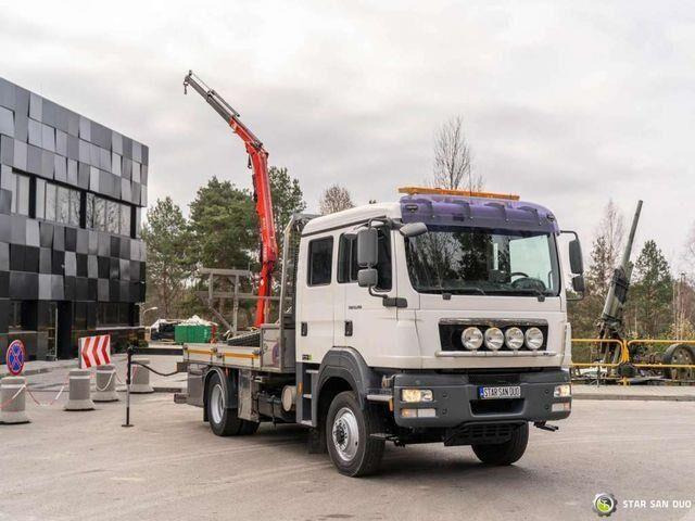 MAN TGM 13.290 4x4 FASSI F40B22 Crane Camper DOKA - משאית צד נופל/ שטוחה, משאית מנוף: תמונה 5 MAN TGM 13.290 4x4 FASSI F40B22 Crane Camper DOKA - משאית צד נופל/ שטוחה, משאית מנוף: תמונה 5