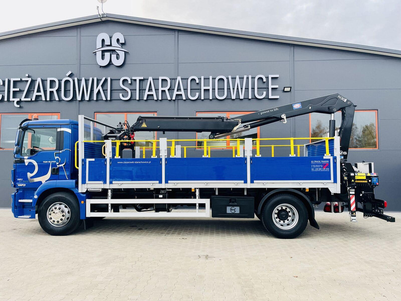 MAN TGM 18.250 - משאית צד נופל/ שטוחה, משאית מנוף: תמונה 3 MAN TGM 18.250 - משאית צד נופל/ שטוחה, משאית מנוף: תמונה 3