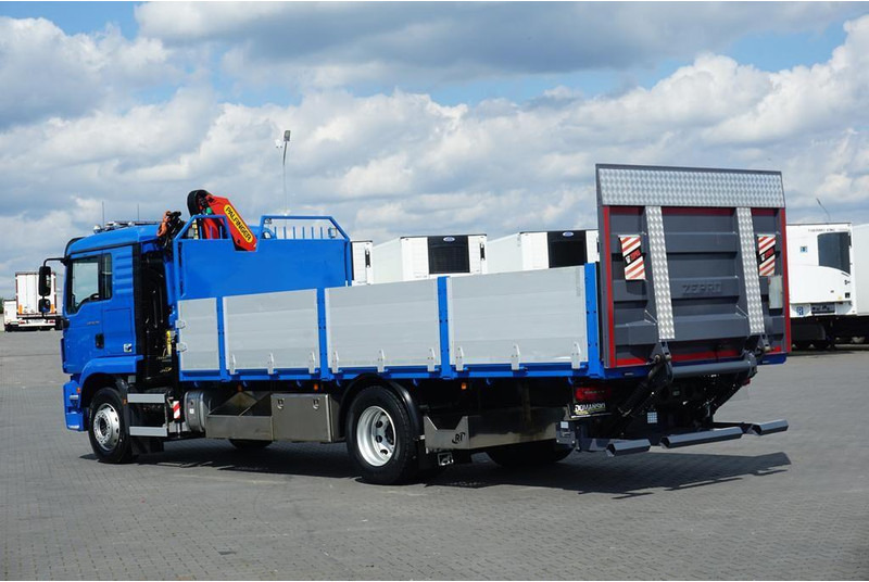 MAN TGM / 18.290 / SKRZYNIOWY + HDS + WINDA / PALFINGER PK 12002 / - משאית צד נופל/ שטוחה, משאית מנוף: תמונה 5 MAN TGM / 18.290 / SKRZYNIOWY + HDS + WINDA / PALFINGER PK 12002 / - משאית צד נופל/ שטוחה, משאית מנוף: תמונה 5