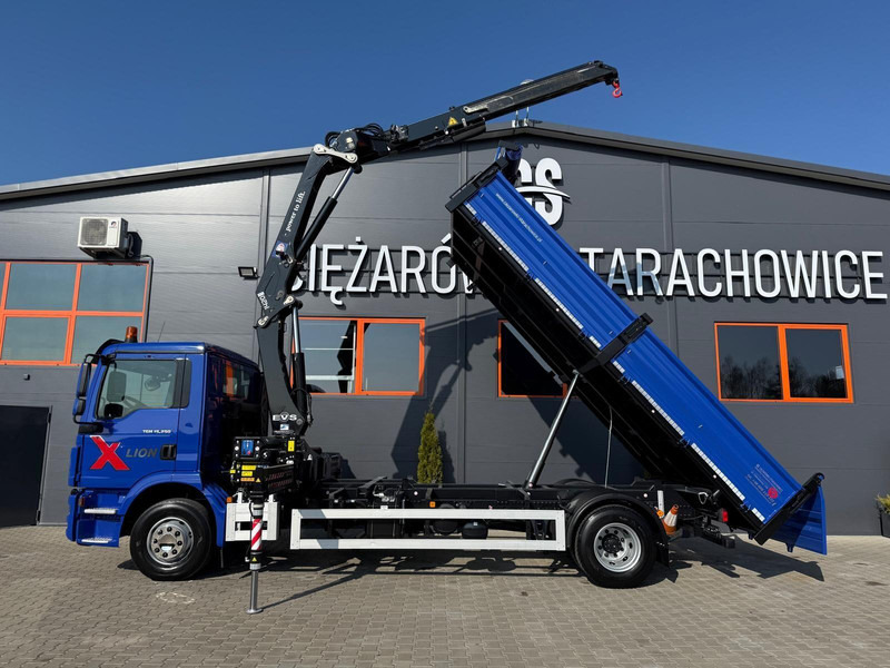 MAN TGM TGL 15.250 / E6 / wywrotka 3-S + HMF żuraw z pilotem / H - מזהיר, משאית מנוף: תמונה 2 MAN TGM TGL 15.250 / E6 / wywrotka 3-S + HMF żuraw z pilotem / H - מזהיר, משאית מנוף: תמונה 2