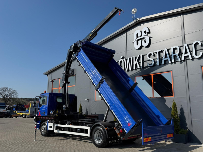 MAN TGM TGL 15.250 / E6 / wywrotka 3-S + HMF żuraw z pilotem / H - מזהיר, משאית מנוף: תמונה 3 MAN TGM TGL 15.250 / E6 / wywrotka 3-S + HMF żuraw z pilotem / H - מזהיר, משאית מנוף: תמונה 3