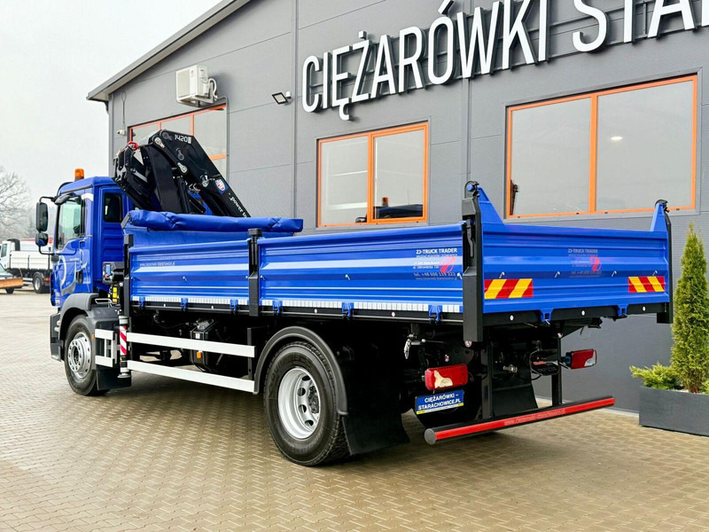 MAN TGM TGL TGS 18.250 // wywrotka 3-S + HDS HMF 1420 - K2 // bu - מזהיר, משאית מנוף: תמונה 3 MAN TGM TGL TGS 18.250 // wywrotka 3-S + HDS HMF 1420 - K2 // bu - מזהיר, משאית מנוף: תמונה 3