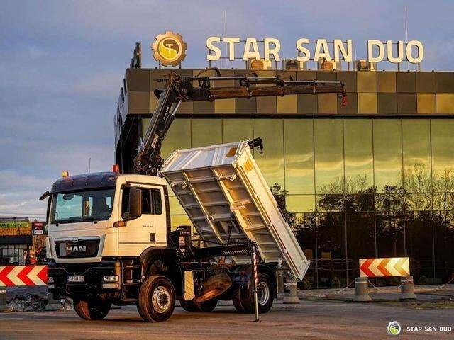 MAN TGS 18.360 4x4 HIAB 144 E-4 Crane Kipper - מזהיר, משאית מנוף: תמונה 4 MAN TGS 18.360 4x4 HIAB 144 E-4 Crane Kipper - מזהיר, משאית מנוף: תמונה 4