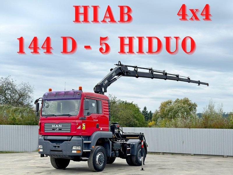 MAN TGS 18.480 * HIAB 144 D - HIDUO + FUNK/ 4x4 *TOP - יחידת טרקטור: תמונה 1 MAN TGS 18.480 * HIAB 144 D - HIDUO + FUNK/ 4x4 *TOP - יחידת טרקטור: תמונה 1