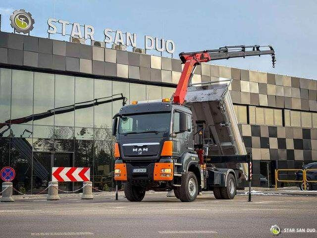MAN TGS 18.480 PALFINGER PK 16502 HDS Crane,Kipper - מזהיר, משאית מנוף: תמונה 1 MAN TGS 18.480 PALFINGER PK 16502 HDS Crane,Kipper - מזהיר, משאית מנוף: תמונה 1