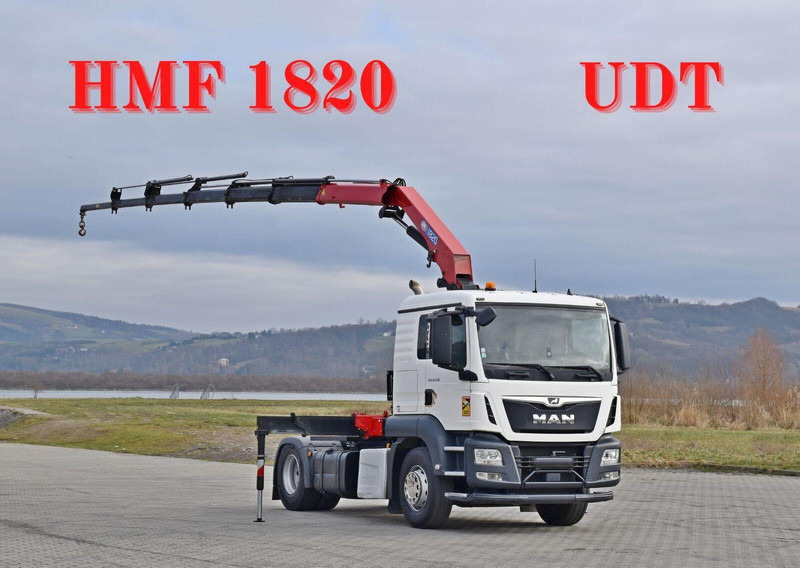 MAN TGS 18.500 Sattelzugmaschine + HMF 1820 /FUNK - יחידת טרקטור: תמונה 1 MAN TGS 18.500 Sattelzugmaschine + HMF 1820 /FUNK - יחידת טרקטור: תמונה 1