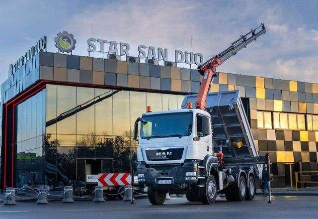 MAN TGS 26.360 6x6 PALFINGER PK 18001 EH Crane Kipe - מזהיר, משאית מנוף: תמונה 4 MAN TGS 26.360 6x6 PALFINGER PK 18001 EH Crane Kipe - מזהיר, משאית מנוף: תמונה 4