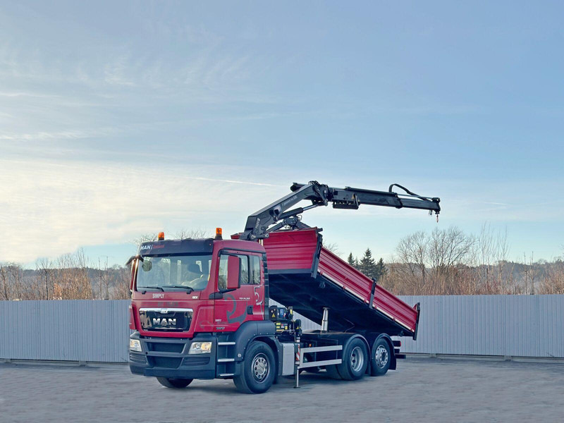 MAN TGS 26.360 Kipper 5,15m*HMF 1420 K2 + FUNK/6x2 - מזהיר, משאית מנוף: תמונה 2 MAN TGS 26.360 Kipper 5,15m*HMF 1420 K2 + FUNK/6x2 - מזהיר, משאית מנוף: תמונה 2