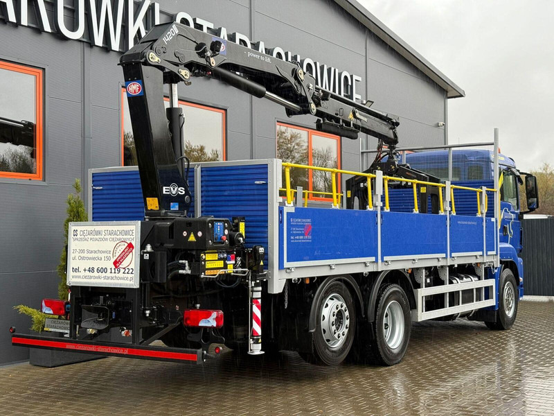 MAN TGS 26.360 - משאית צד נופל/ שטוחה, משאית מנוף: תמונה 4 MAN TGS 26.360 - משאית צד נופל/ שטוחה, משאית מנוף: תמונה 4