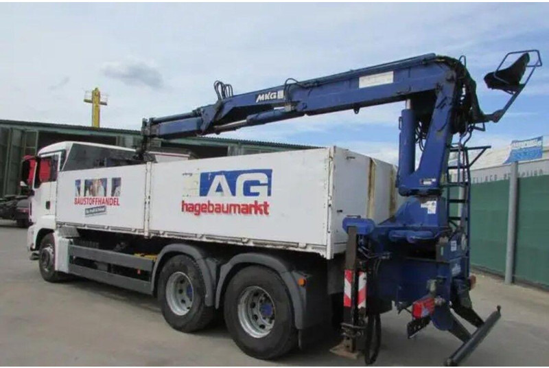 MAN TGS 26.360 - משאית צד נופל/ שטוחה, משאית מנוף: תמונה 3 MAN TGS 26.360 - משאית צד נופל/ שטוחה, משאית מנוף: תמונה 3