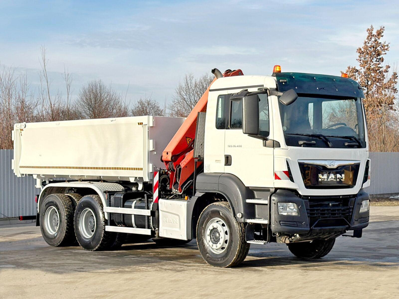 MAN TGS 26.400 * PALFINGER PK 16001 K + FUNK * 6x4 - משאית צד נופל/ שטוחה, משאית מנוף: תמונה 3 MAN TGS 26.400 * PALFINGER PK 16001 K + FUNK * 6x4 - משאית צד נופל/ שטוחה, משאית מנוף: תמונה 3