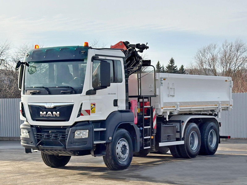 MAN TGS 26.400 * PALFINGER PK 16001 K + FUNK * 6x4 - משאית צד נופל/ שטוחה, משאית מנוף: תמונה 4 MAN TGS 26.400 * PALFINGER PK 16001 K + FUNK * 6x4 - משאית צד נופל/ שטוחה, משאית מנוף: תמונה 4