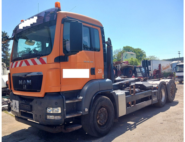 MAN TGS 26.440 Meiller RK2065, EURO5, GERMAN - משאית צד נופל/ שטוחה, משאית מנוף: תמונה 1 MAN TGS 26.440 Meiller RK2065, EURO5, GERMAN - משאית צד נופל/ שטוחה, משאית מנוף: תמונה 1