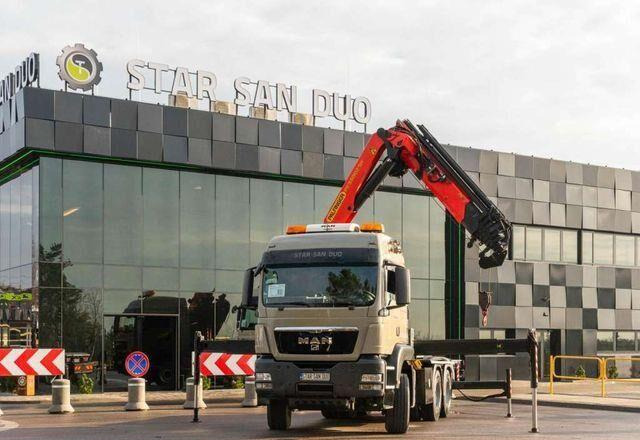 MAN TGS 26.480 6x6 PALFINGER PK 34002 SH Crane Winc - משאית צד נופל/ שטוחה, משאית מנוף: תמונה 4 MAN TGS 26.480 6x6 PALFINGER PK 34002 SH Crane Winc - משאית צד נופל/ שטוחה, משאית מנוף: תמונה 4