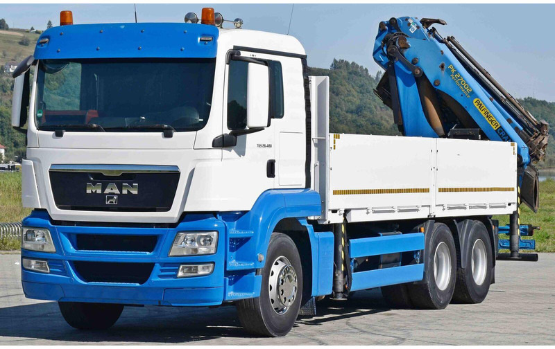 MAN TGS 26.480 * PK 27002 + JIB PJ060 + FUNK / 6x4 - משאית צד נופל/ שטוחה, משאית מנוף: תמונה 3 MAN TGS 26.480 * PK 27002 + JIB PJ060 + FUNK / 6x4 - משאית צד נופל/ שטוחה, משאית מנוף: תמונה 3
