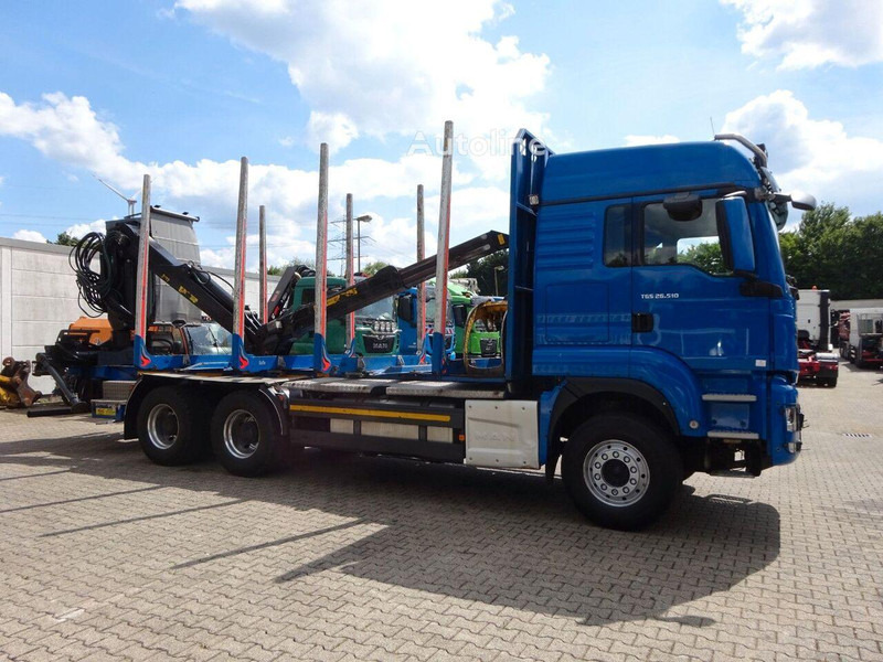MAN TGS 26.510 - Timber truck+crane - משאית עץ, משאית מנוף: תמונה 5 MAN TGS 26.510 - Timber truck+crane - משאית עץ, משאית מנוף: תמונה 5