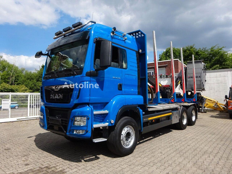 MAN TGS 26.510 - Timber truck+crane - משאית עץ, משאית מנוף: תמונה 2 MAN TGS 26.510 - Timber truck+crane - משאית עץ, משאית מנוף: תמונה 2