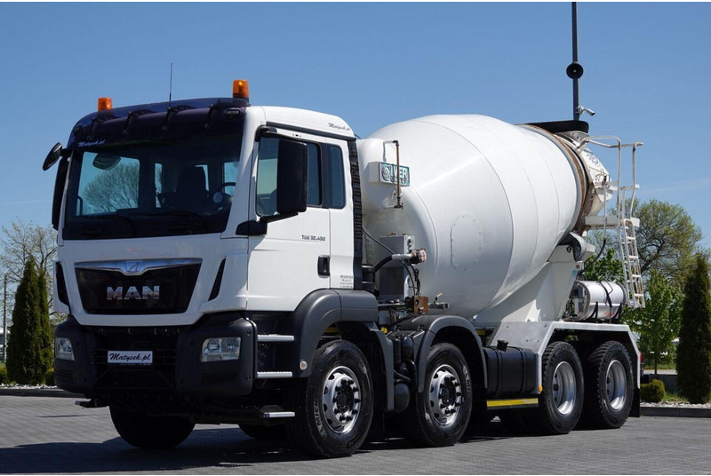 MAN TGS 32.400 / 8X4 / GRUSZKA / BETONOMIESZARKA / 9 M3 / IMER / MAN - משאית מערבלת בטון: תמונה 1 MAN TGS 32.400 / 8X4 / GRUSZKA / BETONOMIESZARKA / 9 M3 / IMER / MAN - משאית מערבלת בטון: תמונה 1