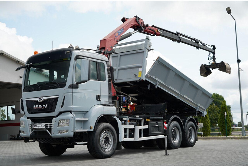 MAN TGS 33.360 / WYWROTKA + HDS - מזהיר, משאית מנוף: תמונה 1 MAN TGS 33.360 / WYWROTKA + HDS - מזהיר, משאית מנוף: תמונה 1
