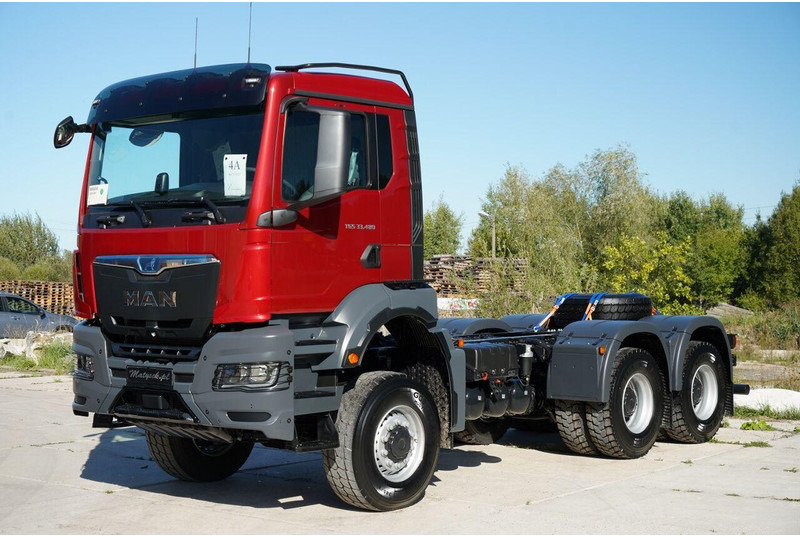 MAN TGS 33.480 / 6x6 / DO ZABUDOWY / FABRYCZNIE NOWY 2025 - משאית עם שלדת תא: תמונה 2 MAN TGS 33.480 / 6x6 / DO ZABUDOWY / FABRYCZNIE NOWY 2025 - משאית עם שלדת תא: תמונה 2