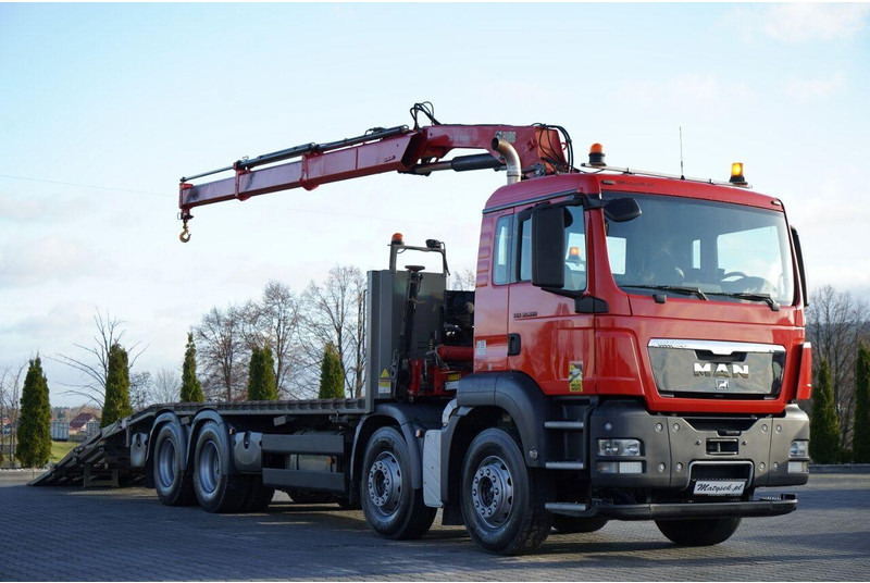 משאית גרירה MAN TGS 35.360 / 8x2-4 / LAWETA + HDS HIAB 166 E-2 / 4 OSIOWY / NAJ: תמונה 6