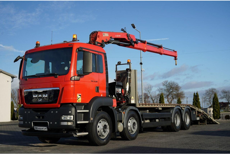 MAN TGS 35.360 / 8x2-4 / LAWETA + HDS HIAB 166 E-2 / 4 OSIOWY / NAJ - משאית גרירה: תמונה 1 MAN TGS 35.360 / 8x2-4 / LAWETA + HDS HIAB 166 E-2 / 4 OSIOWY / NAJ - משאית גרירה: תמונה 1