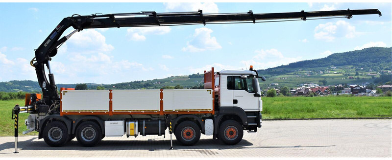MAN TGS 35.440 * HIAB 322 EP-5HIPRO+FUNK / 8x4! - משאית צד נופל/ שטוחה, משאית מנוף: תמונה 5 MAN TGS 35.440 * HIAB 322 EP-5HIPRO+FUNK / 8x4! - משאית צד נופל/ שטוחה, משאית מנוף: תמונה 5