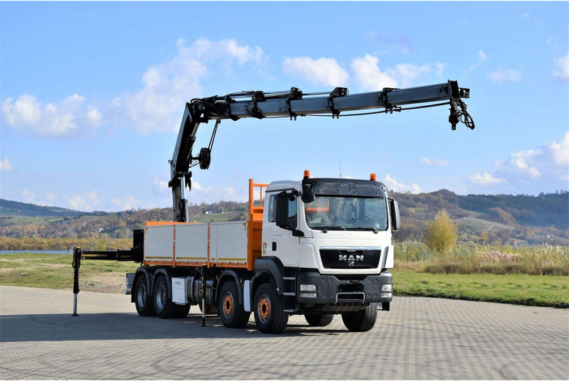 MAN TGS 35.440 * HIAB 322 EP-5HIPRO+FUNK / 8x4! - משאית צד נופל/ שטוחה, משאית מנוף: תמונה 2 MAN TGS 35.440 * HIAB 322 EP-5HIPRO+FUNK / 8x4! - משאית צד נופל/ שטוחה, משאית מנוף: תמונה 2