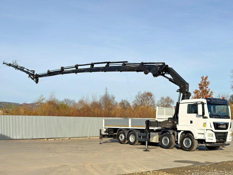 MAN TGS 35.440* HIAB 422 E-7 + JIB 75 X-4 + FUNK - משאית צד נופל/ שטוחה, משאית מנוף: תמונה 2 MAN TGS 35.440* HIAB 422 E-7 + JIB 75 X-4 + FUNK - משאית צד נופל/ שטוחה, משאית מנוף: תמונה 2