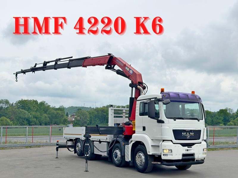 MAN TGS 35.440* KIPPER 6,00m * HMF 4220 K6/FUNK* 8x4 - משאית צד נופל/ שטוחה, משאית מנוף: תמונה 1 MAN TGS 35.440* KIPPER 6,00m * HMF 4220 K6/FUNK* 8x4 - משאית צד נופל/ שטוחה, משאית מנוף: תמונה 1