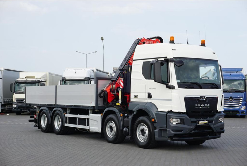 MAN TGS / 35.470 / E 6 / SKRZYNIOWY + HDS / FASSI F 545 / ŁAD. 13 10 - משאית צד נופל/ שטוחה, משאית מנוף: תמונה 2 MAN TGS / 35.470 / E 6 / SKRZYNIOWY + HDS / FASSI F 545 / ŁAD. 13 10 - משאית צד נופל/ שטוחה, משאית מנוף: תמונה 2