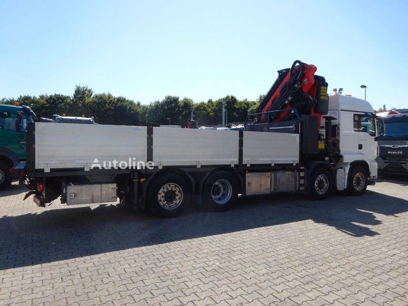 MAN TGS 35.480 - Flatbed + crane - משאית צד נופל/ שטוחה, משאית מנוף: תמונה 5 MAN TGS 35.480 - Flatbed + crane - משאית צד נופל/ שטוחה, משאית מנוף: תמונה 5