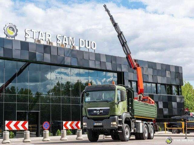 MAN TGS 35.480 PALFINGER PK 20002 HDS Grapple Tippe - מזהיר, משאית מנוף: תמונה 2 MAN TGS 35.480 PALFINGER PK 20002 HDS Grapple Tippe - מזהיר, משאית מנוף: תמונה 2